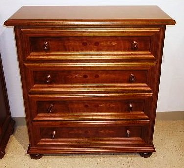 イタリア製　モーレンス　象嵌　リビングチェスト　タンス　チェスト　引出　ドロワー Amazon｜イタリア製 モービルハウス社 チェスト 4段 象嵌入り [幅76×奥